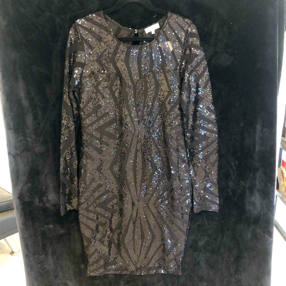 Plus size sequin dress